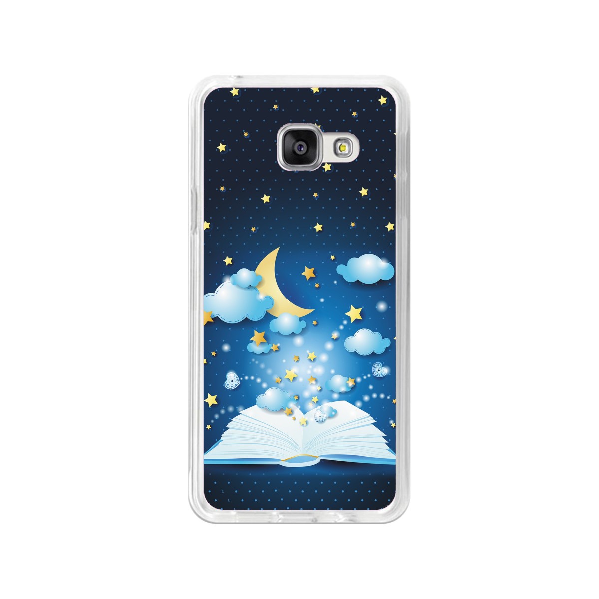 Funda Gel Tpu para Samsung Galaxy A3 (2016) Diseño Libro-Cuentos Dibujos