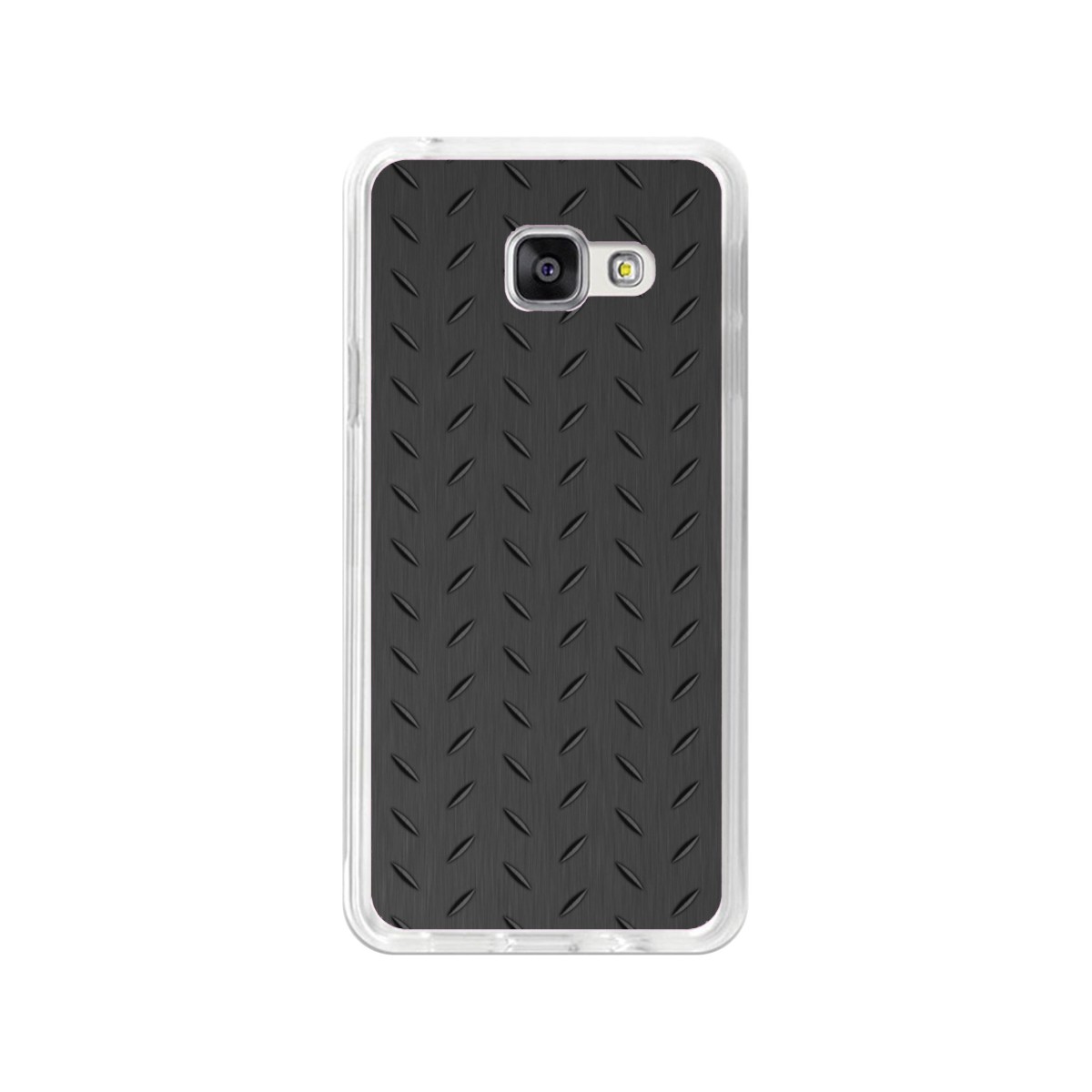 Funda Gel Tpu para Samsung Galaxy A3 (2016) Diseño Metal Dibujos
