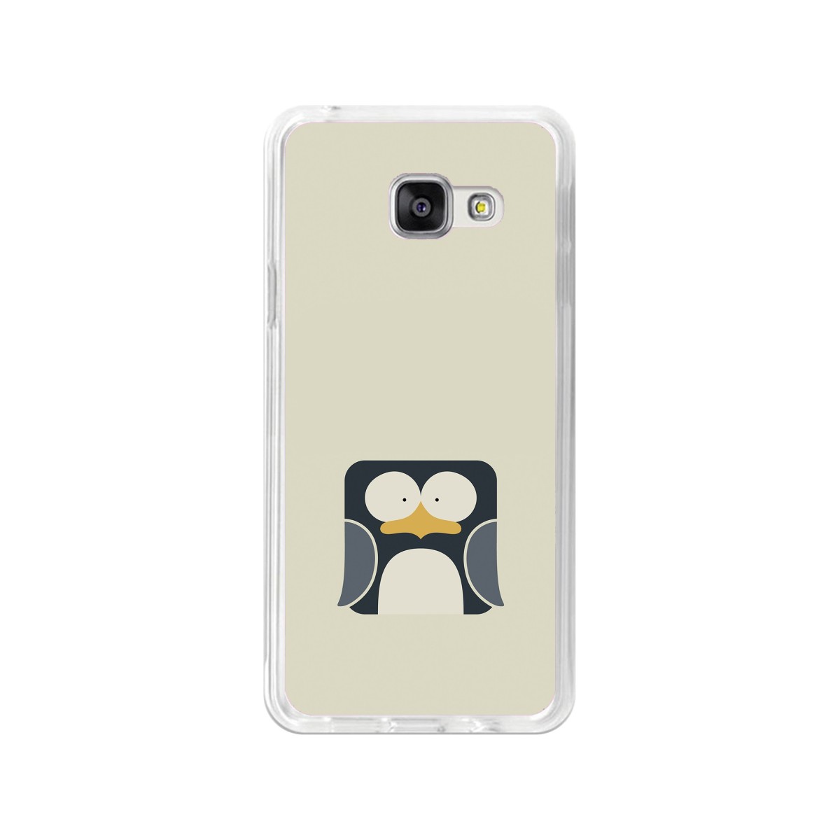 Funda Gel Tpu para Samsung Galaxy A3 (2016) Diseño Pingüino Dibujos