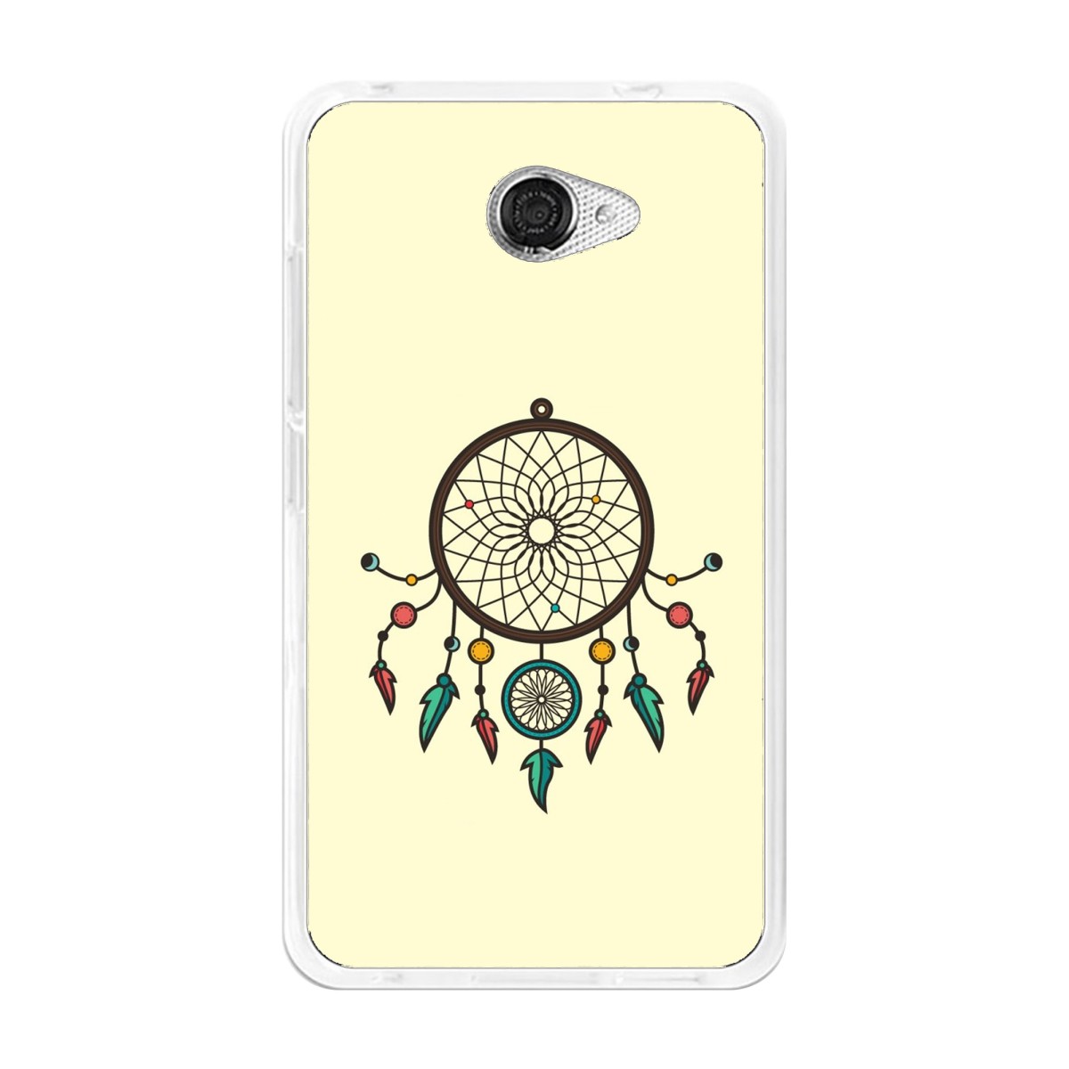 Funda Gel Tpu para Vodafone Smart Ultra 7 Diseño Atrapasueños Dibujos