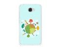 Funda Gel Tpu para Vodafone Smart Ultra 7 Diseño Familia Dibujos