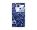 Funda Gel Tpu para Vodafone Smart Ultra 7 Diseño Circuito Dibujos