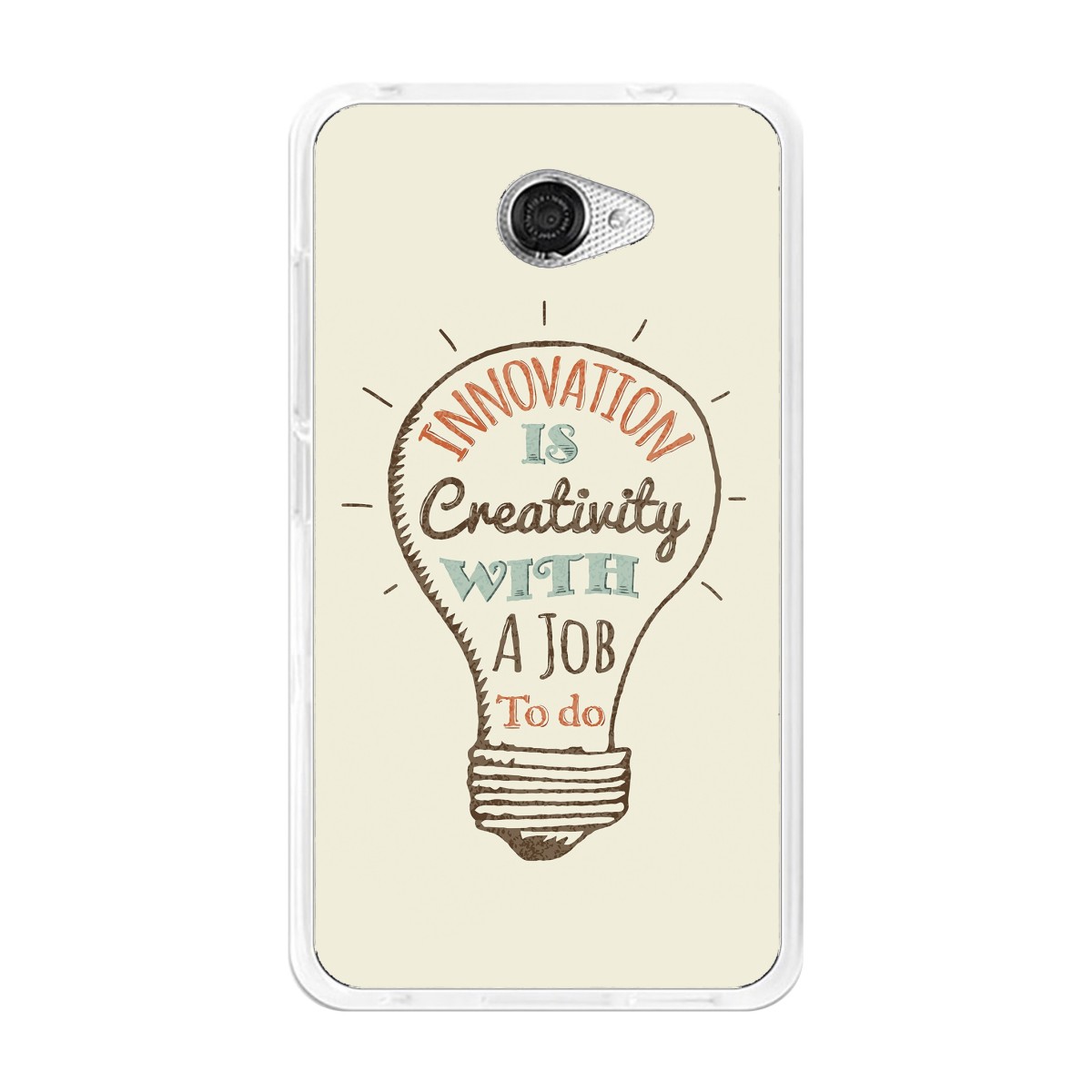 Funda Gel Tpu para Vodafone Smart Ultra 7 Diseño Creativity Dibujos