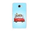 Funda Gel Tpu para Vodafone Smart Ultra 7 Diseño Furgoneta Dibujos