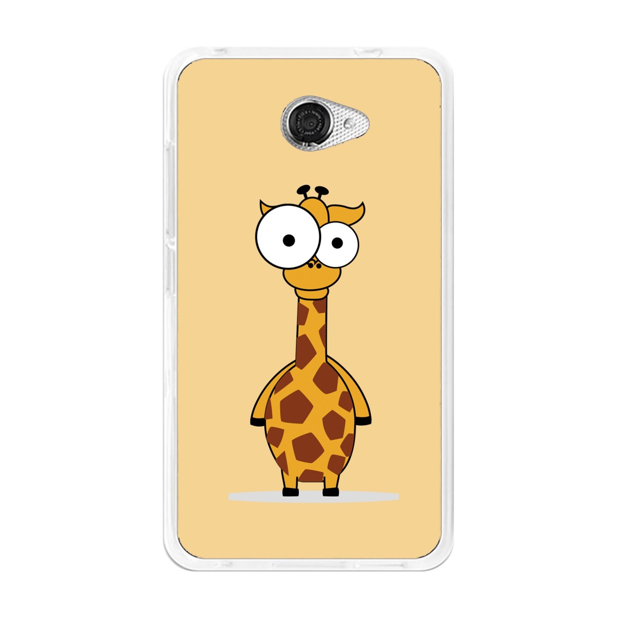Funda Gel Tpu para Vodafone Smart Ultra 7 Diseño Jirafa Dibujos
