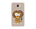 Funda Gel Tpu para Vodafone Smart Ultra 7 Diseño Leon Dibujos