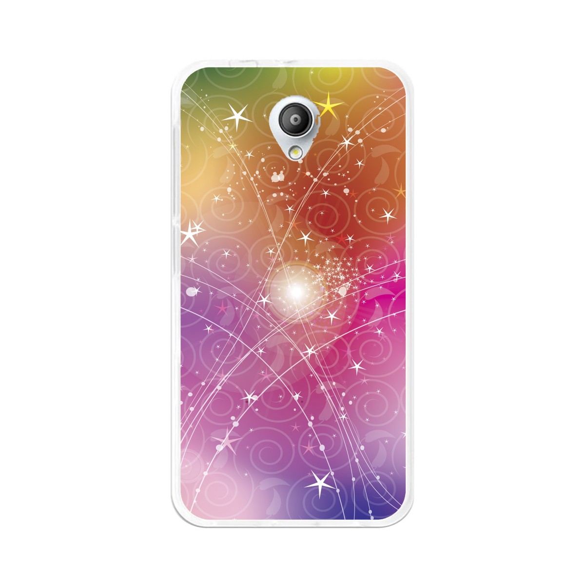 Funda Gel Tpu para Vodafone Smart Prime 7 Diseño Abstracto Dibujos