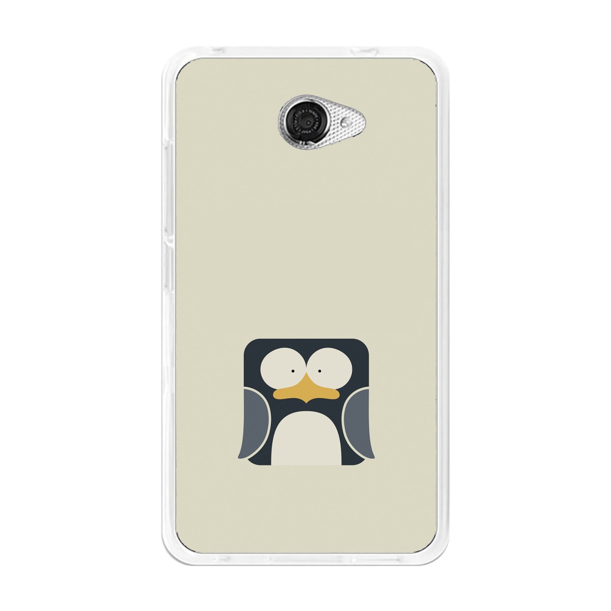 Funda Gel Tpu para Vodafone Smart Ultra 7 Diseño Pingüino Dibujos