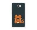 Funda Gel Tpu para Vodafone Smart Ultra 7 Diseño Tigre Dibujos