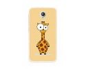 Funda Gel Tpu para Vodafone Smart Prime 7 Diseño Jirafa Dibujos