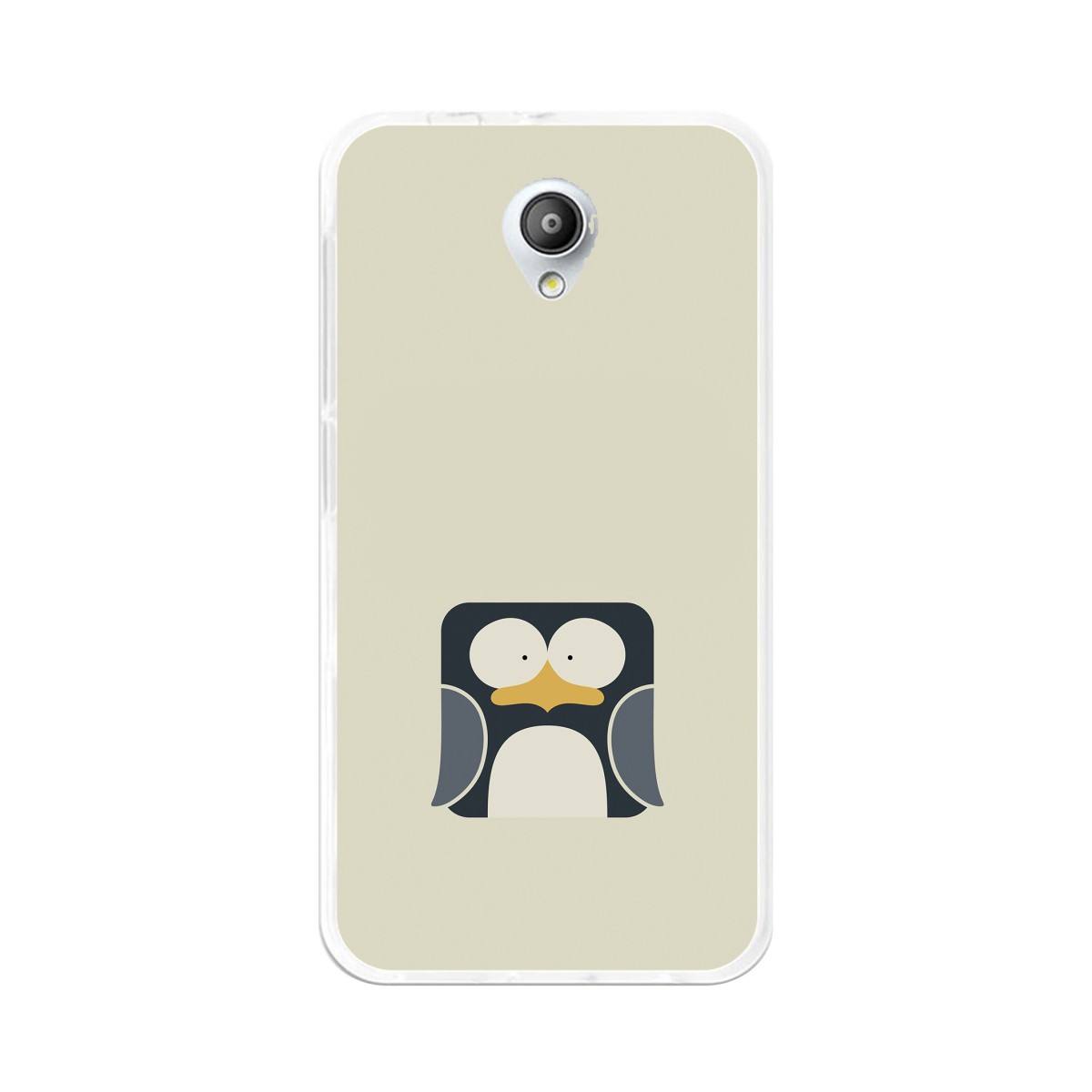 Funda Gel Tpu para Vodafone Smart Prime 7 Diseño Pingüino Dibujos