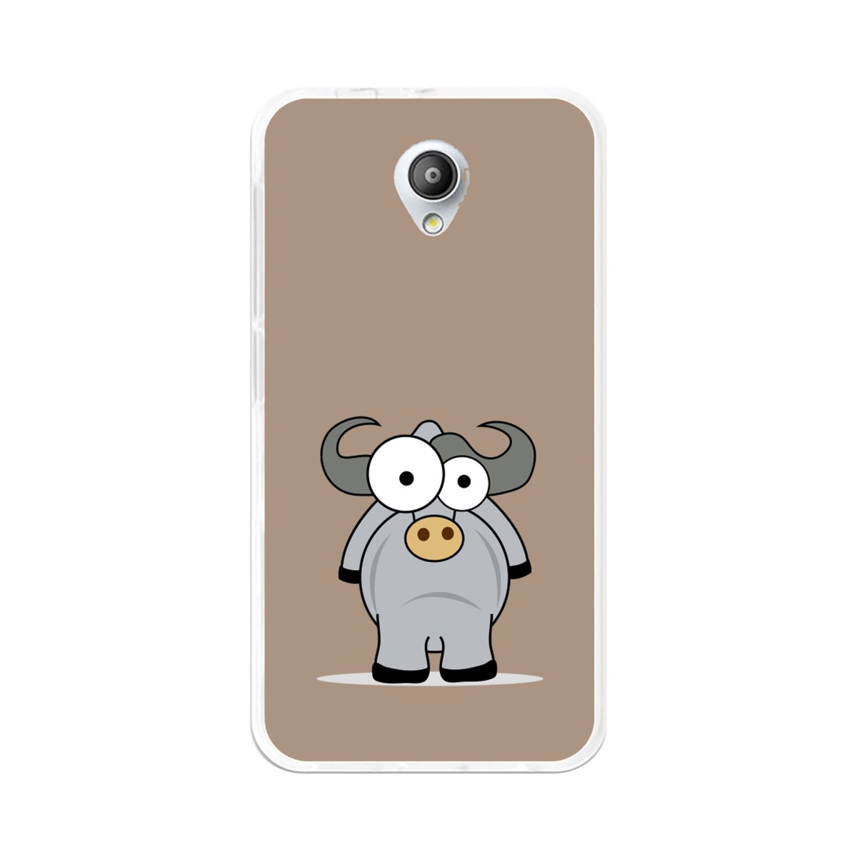 Funda Gel Tpu para Vodafone Smart Prime 7 Diseño Toro Dibujos