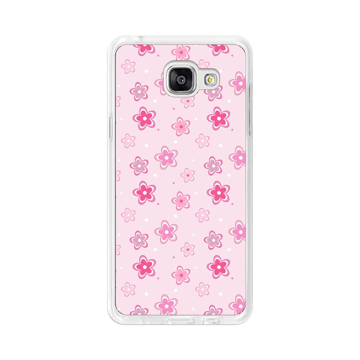 Funda Gel Tpu para Samsung Galaxy A5 (2016) Diseño Flores Dibujos