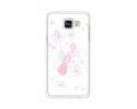 Funda Gel Tpu para Samsung Galaxy A5 (2016) Diseño Flores-Minimal Dibujos