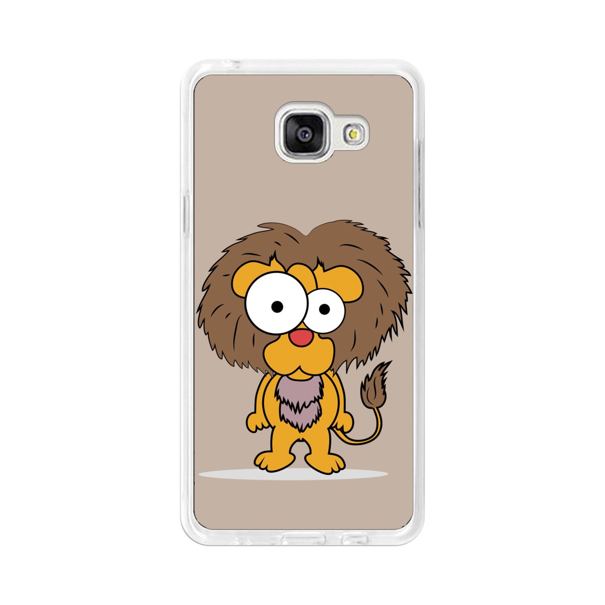 Funda Gel Tpu para Samsung Galaxy A5 (2016) Diseño Leon Dibujos