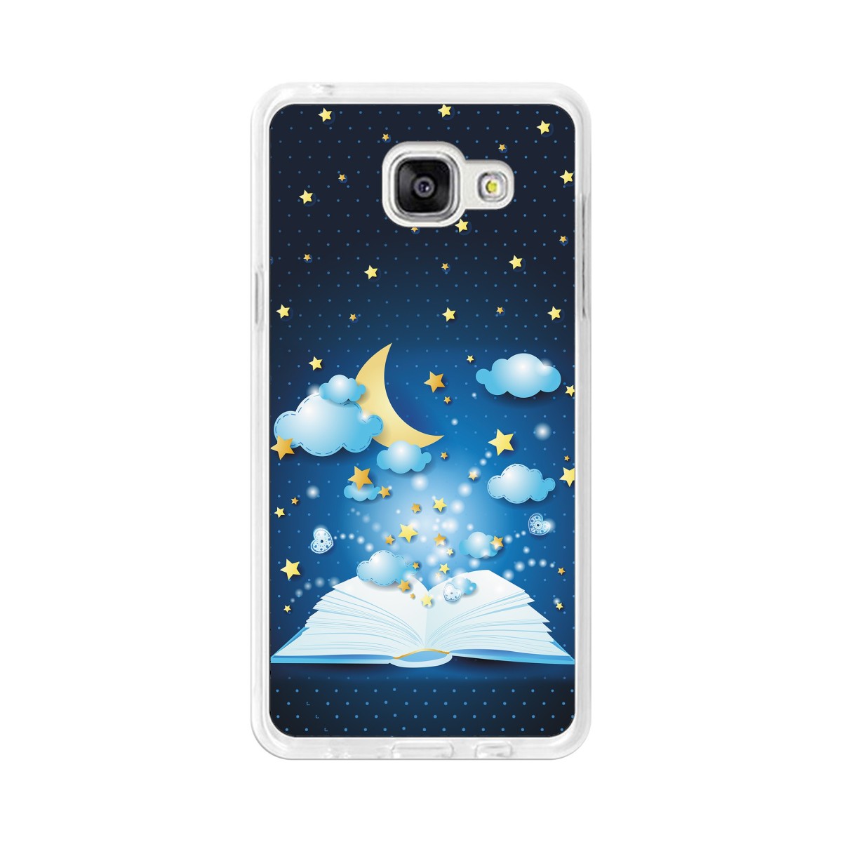 Funda Gel Tpu para Samsung Galaxy A5 (2016) Diseño Libro-Cuentos Dibujos