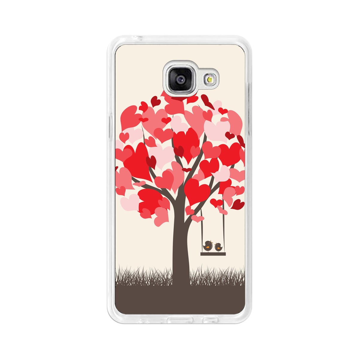 Funda Gel Tpu para Samsung Galaxy A5 (2016) Diseño Pajaritos Dibujos