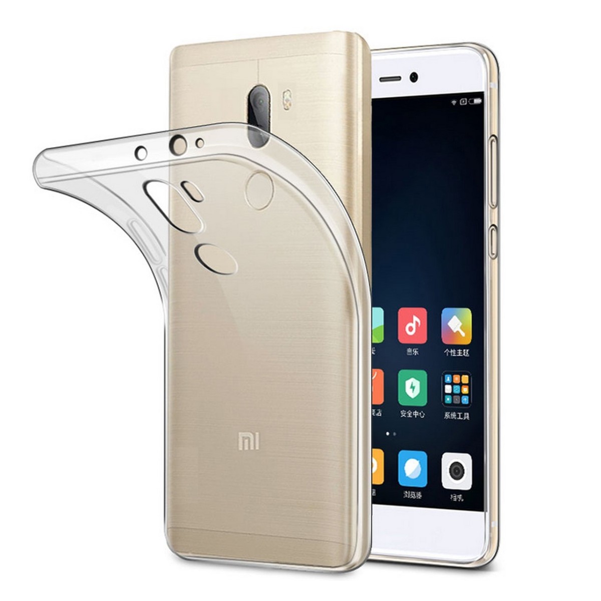 Funda Gel Tpu Fina Ultra-Thin 0,3mm Transparente para Xiaomi Mi 5S Plus