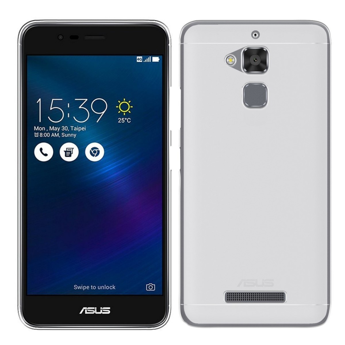 Funda Gel Tpu para Asus Zenfone 3 Max Zc520Tl Color Transparente