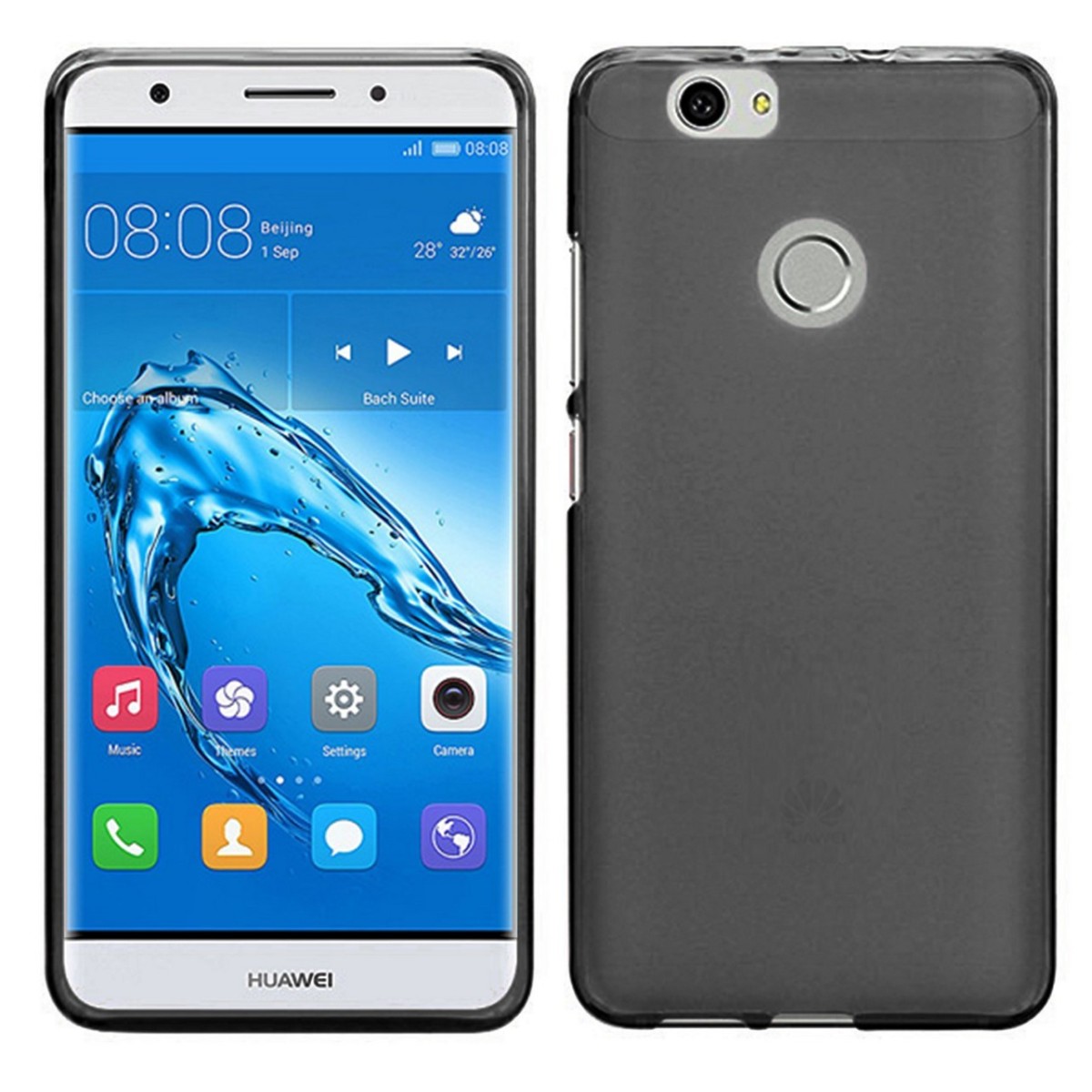 Funda Gel Tpu para Huawei Nova Color Negra