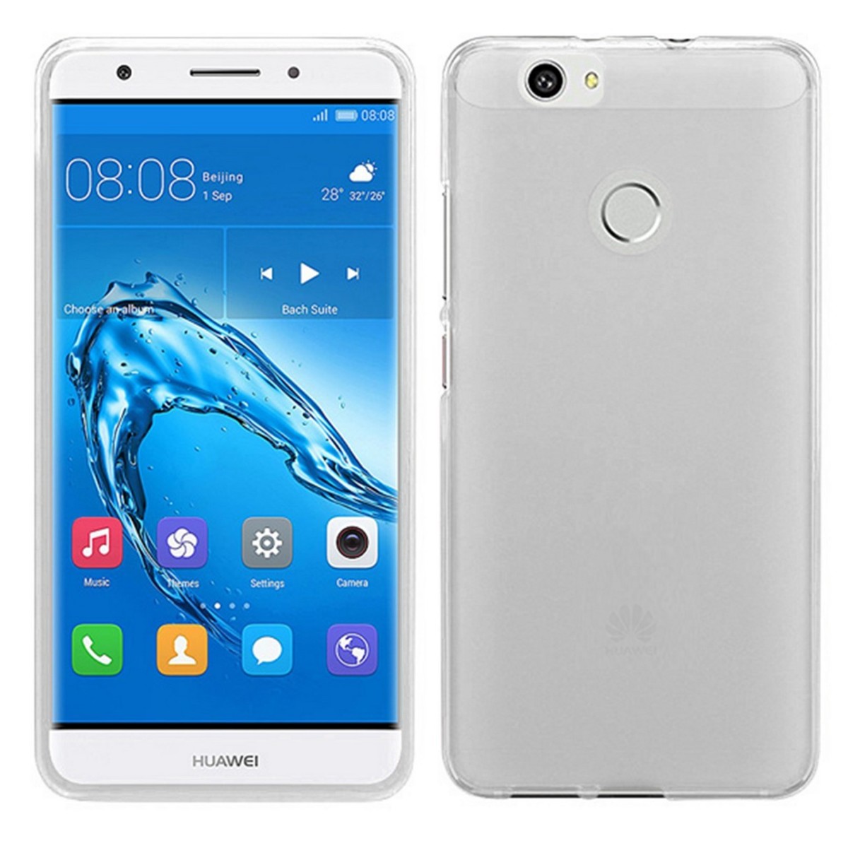 Funda Gel Tpu para Huawei Nova Color Transparente