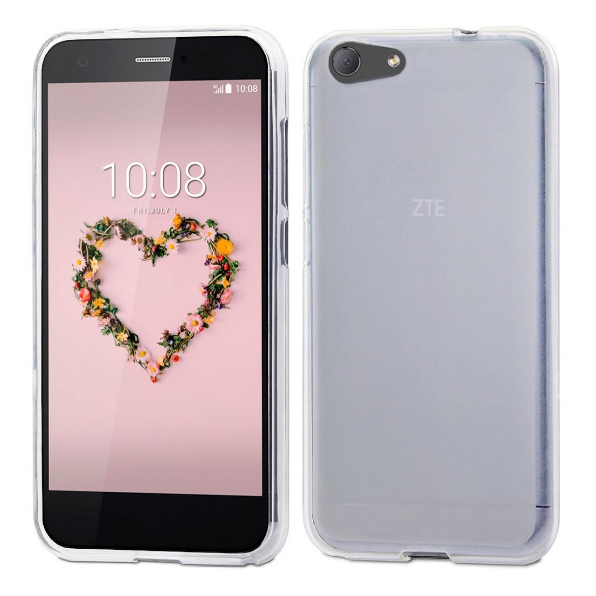 Funda Gel Tpu para Zte Blade A512 Color Transparente
