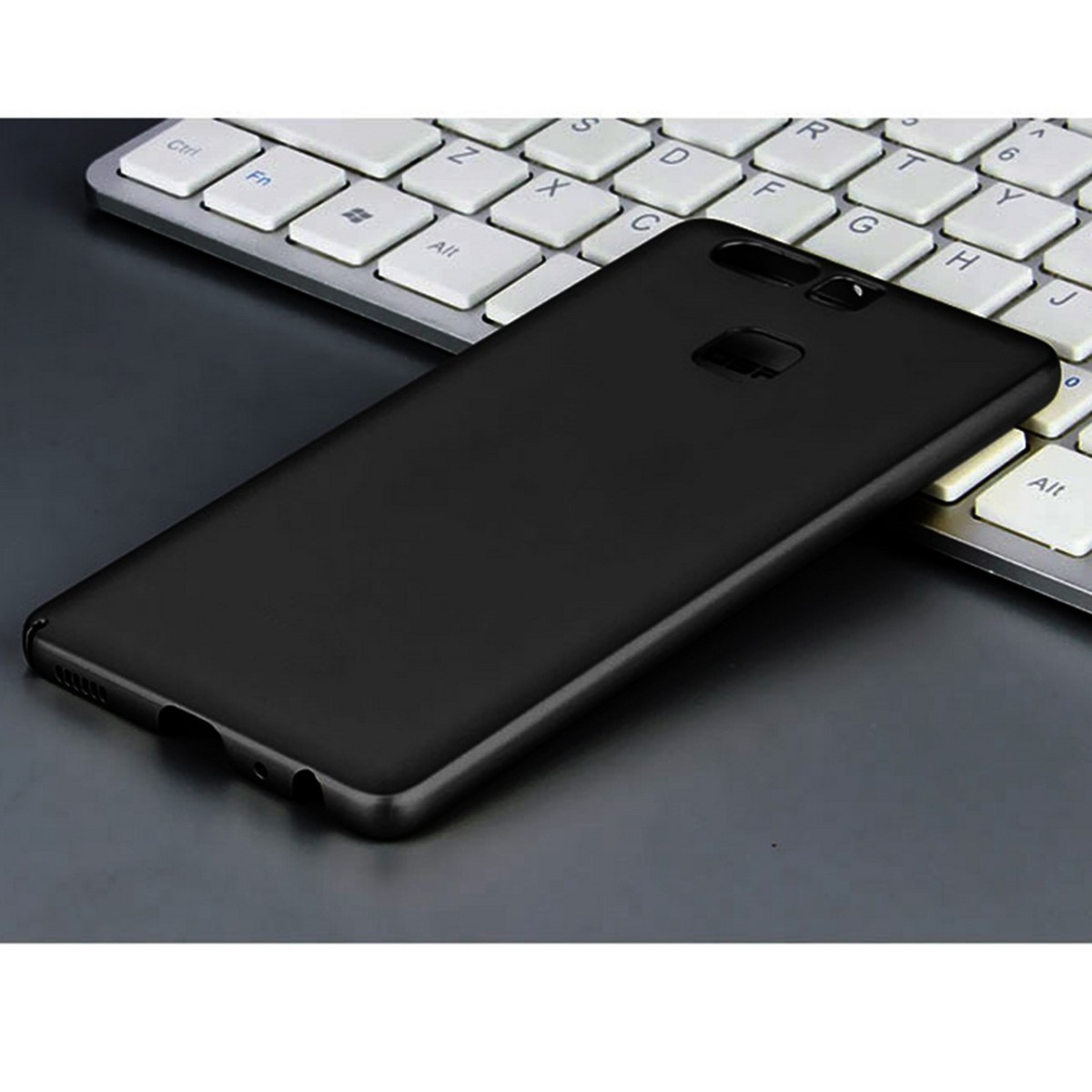 Carcasa Funda Dura Completa Negra para Huawei P9 Plus