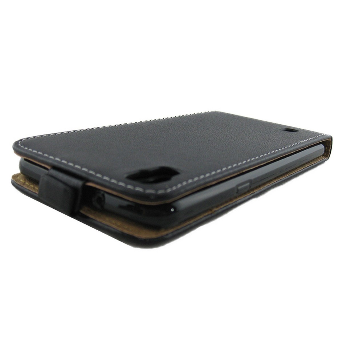 Funda Piel Premium Negra Ultra-Slim para Lg X Power