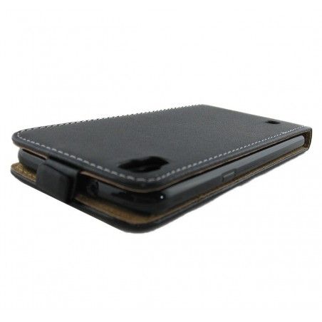 Funda Piel Premium Negra Ultra-Slim para Lg X Power