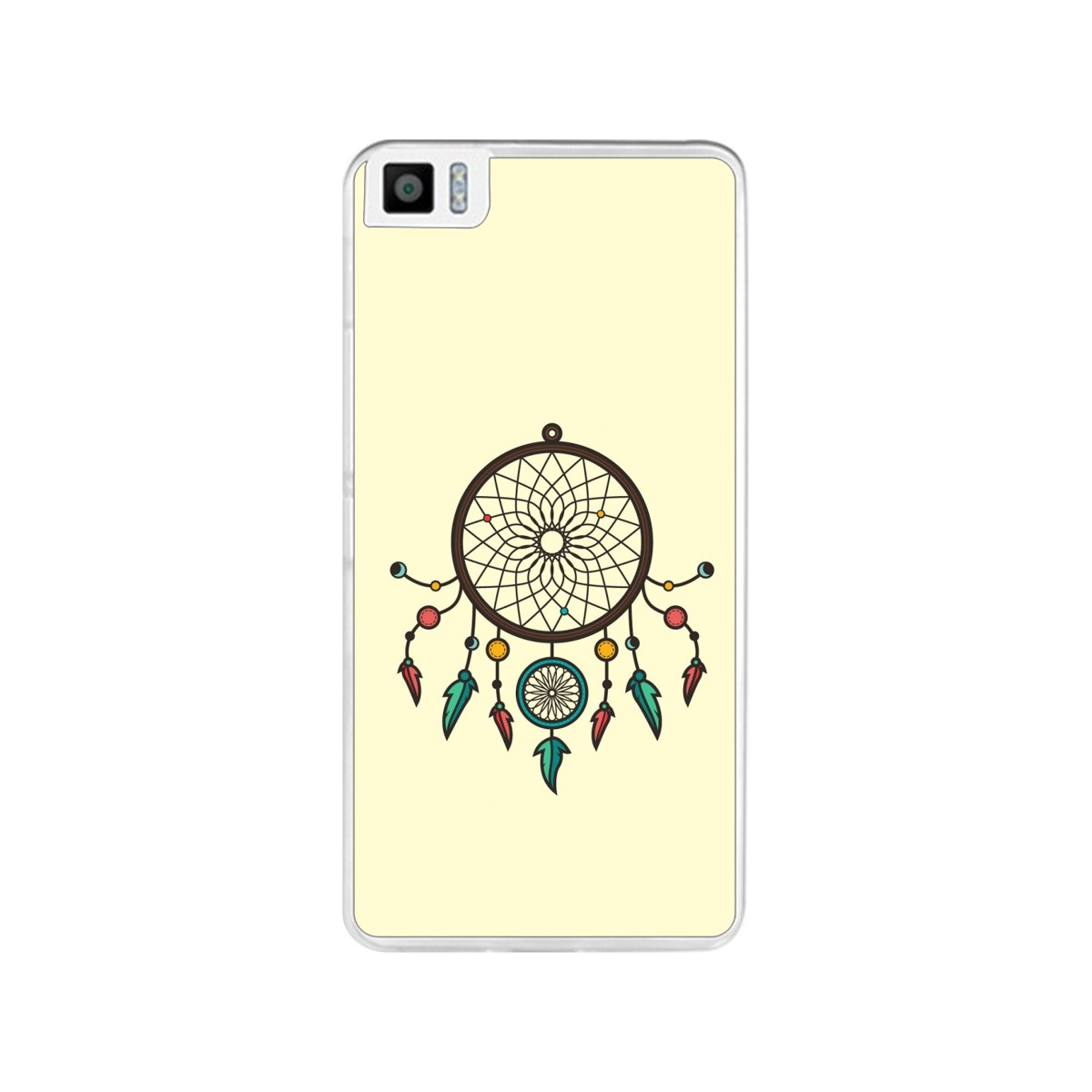 Funda Gel Tpu para Bq Aquaris M4.5 Diseño Atrapasueños Dibujos
