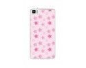 Funda Gel Tpu para Bq Aquaris M4.5 Diseño Flores Dibujos