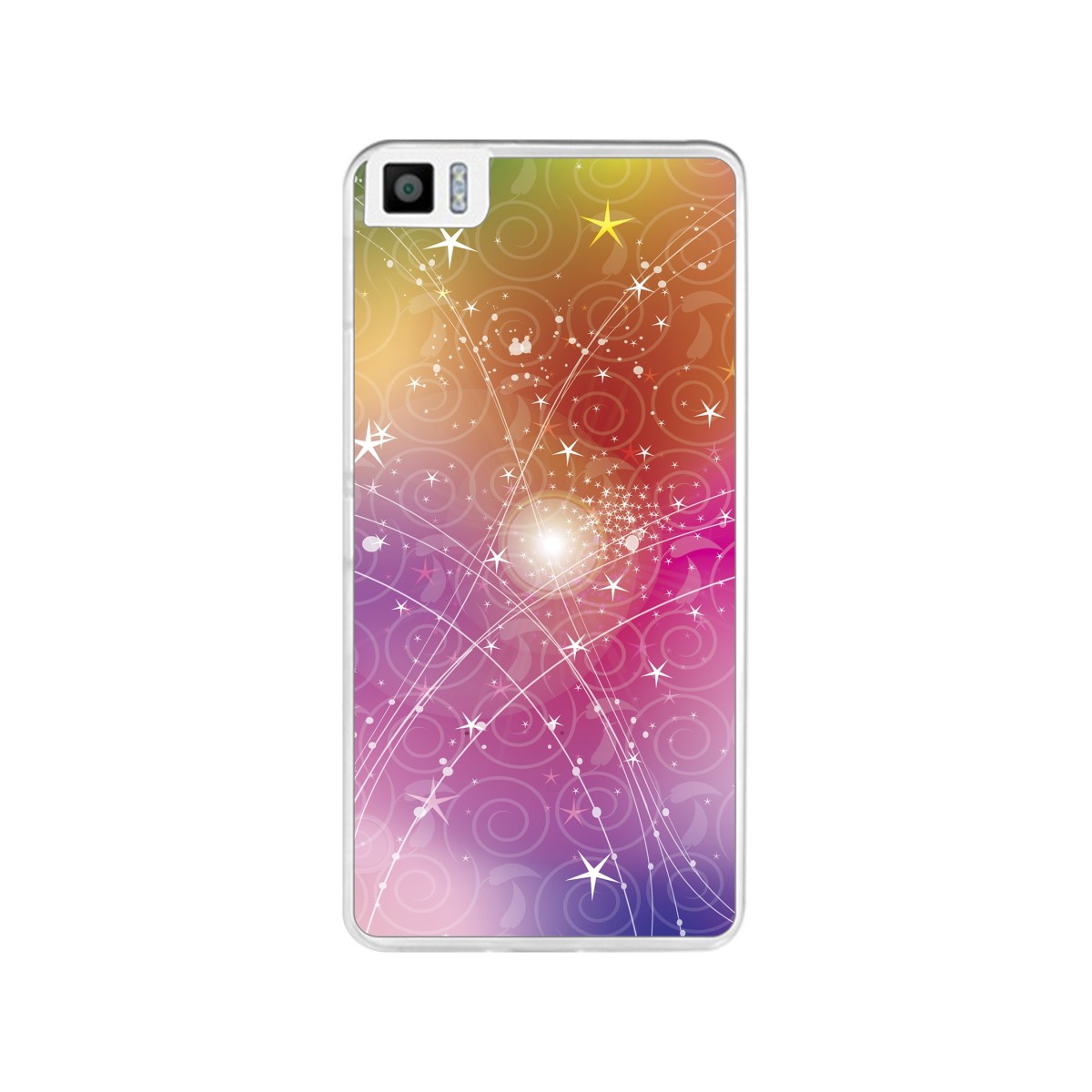 Funda Gel Tpu para Bq Aquaris M4.5 Diseño Abstracto Dibujos