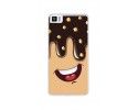 Funda Gel Tpu para Bq Aquaris M4.5 Diseño Helado Chocolate Dibujos