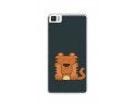 Funda Gel Tpu para Bq Aquaris M4.5 Diseño Tigre Dibujos