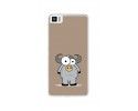 Funda Gel Tpu para Bq Aquaris M4.5 Diseño Toro Dibujos