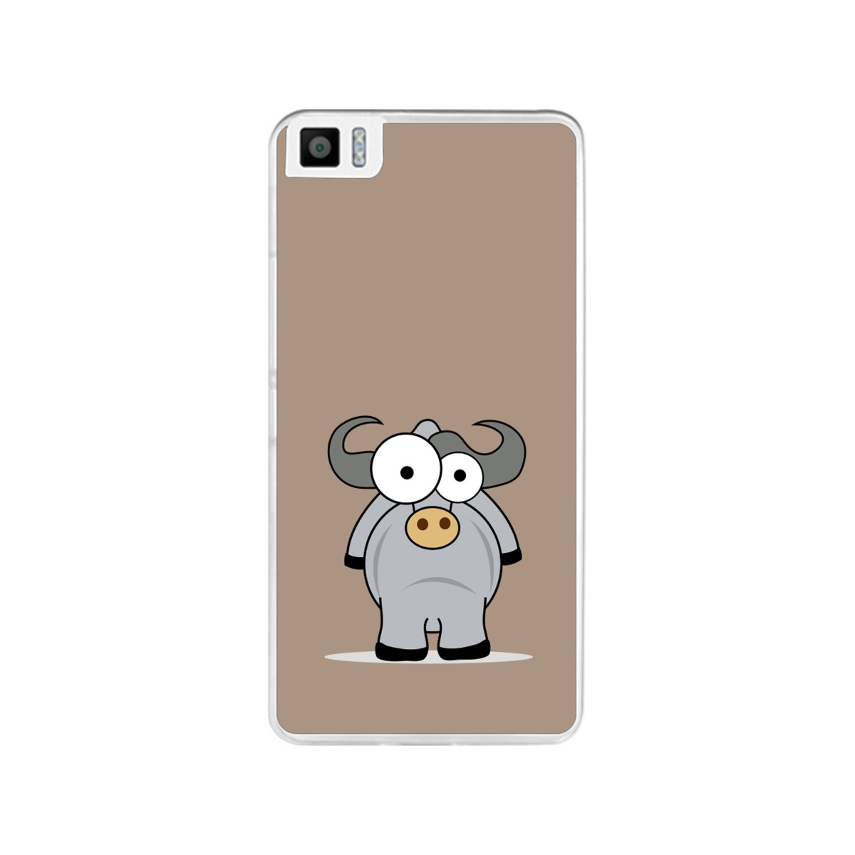 Funda Gel Tpu para Bq Aquaris M4.5 Diseño Toro Dibujos