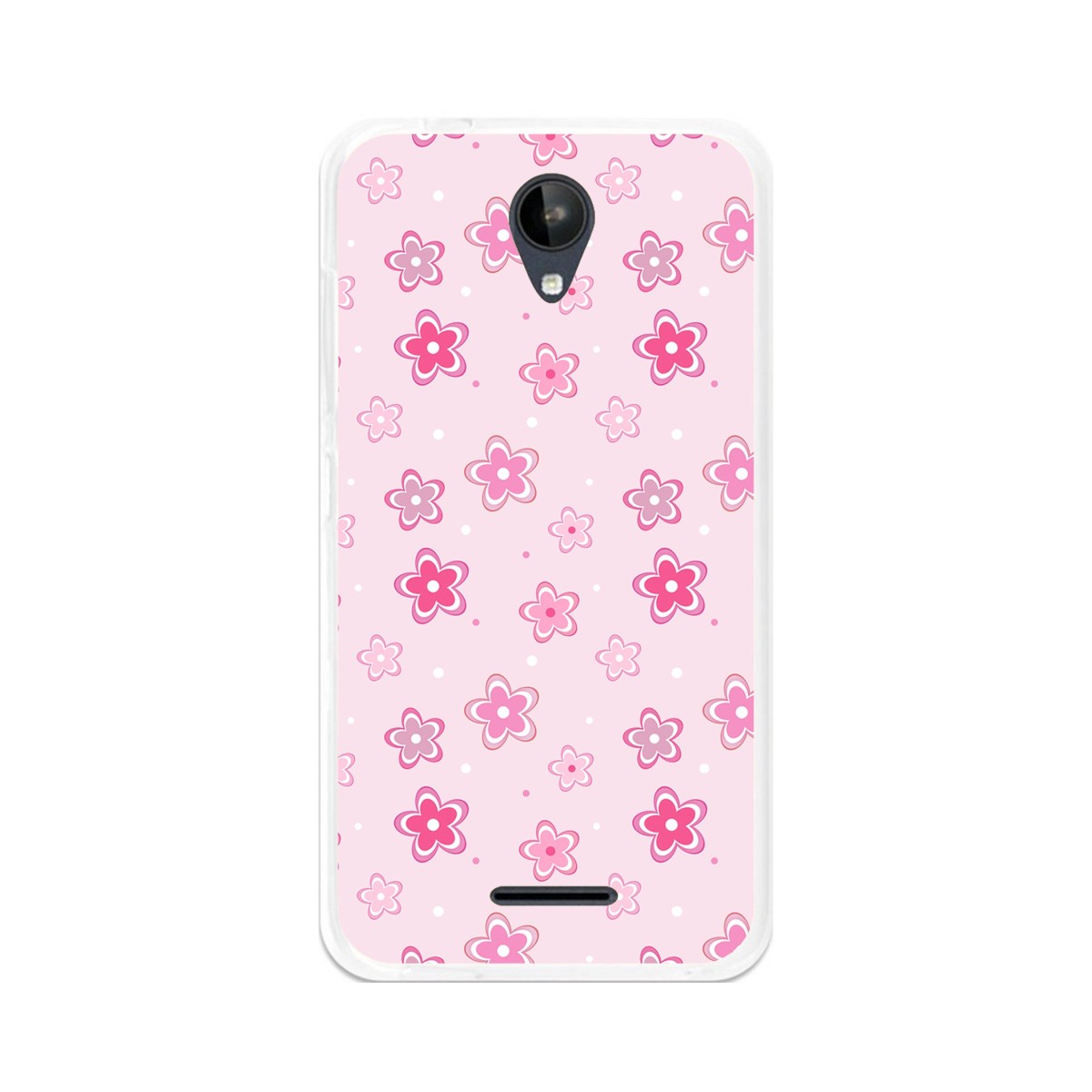 Funda Gel Tpu para Zte Blade A310 Diseño Flores Dibujos