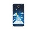 Funda Gel Tpu para Zte Blade A310 Diseño Libro-Cuentos Dibujos