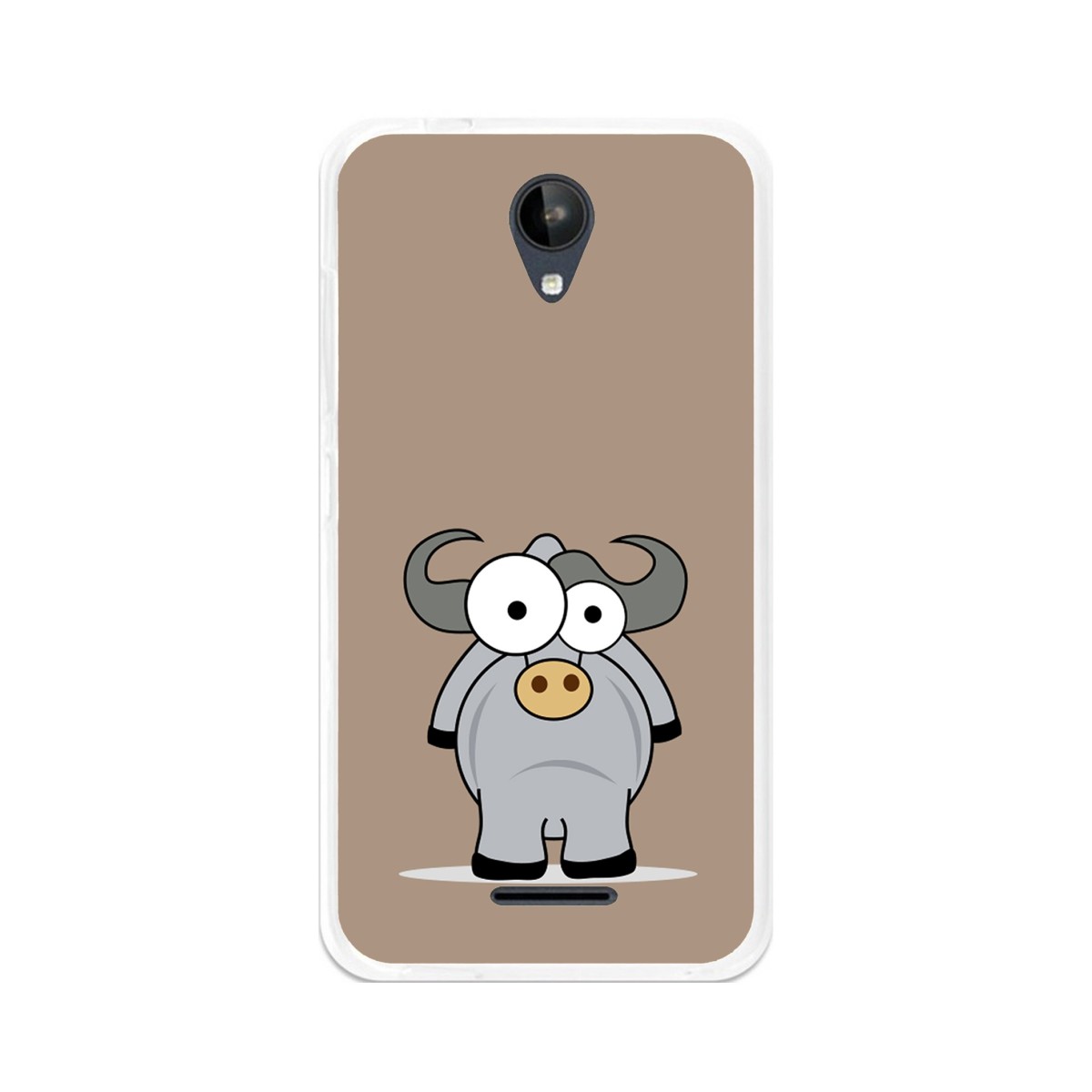 Funda Gel Tpu para Zte Blade A310 Diseño Toro Dibujos