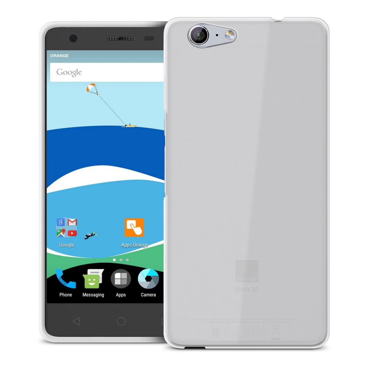 Funda Gel Tpu para Orange Neva 80 / Zte Blade V770 Color Transparente