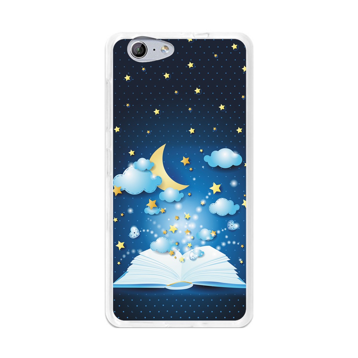 Funda Gel Tpu para Orange Neva 80 / Zte Blade V770 Diseño Libro-Cuentos Dibujos