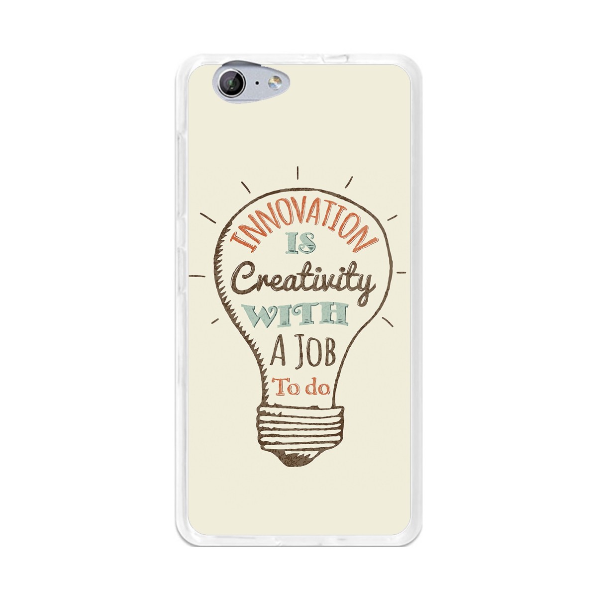 Funda Gel Tpu para Orange Neva 80 / Zte Blade V770 Diseño Creativity Dibujos
