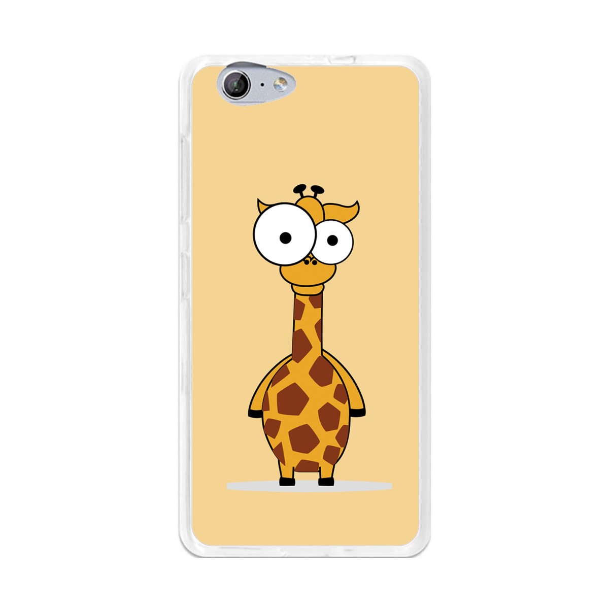 Funda Gel Tpu para Orange Neva 80 / Zte Blade V770 Diseño Jirafa Dibujos