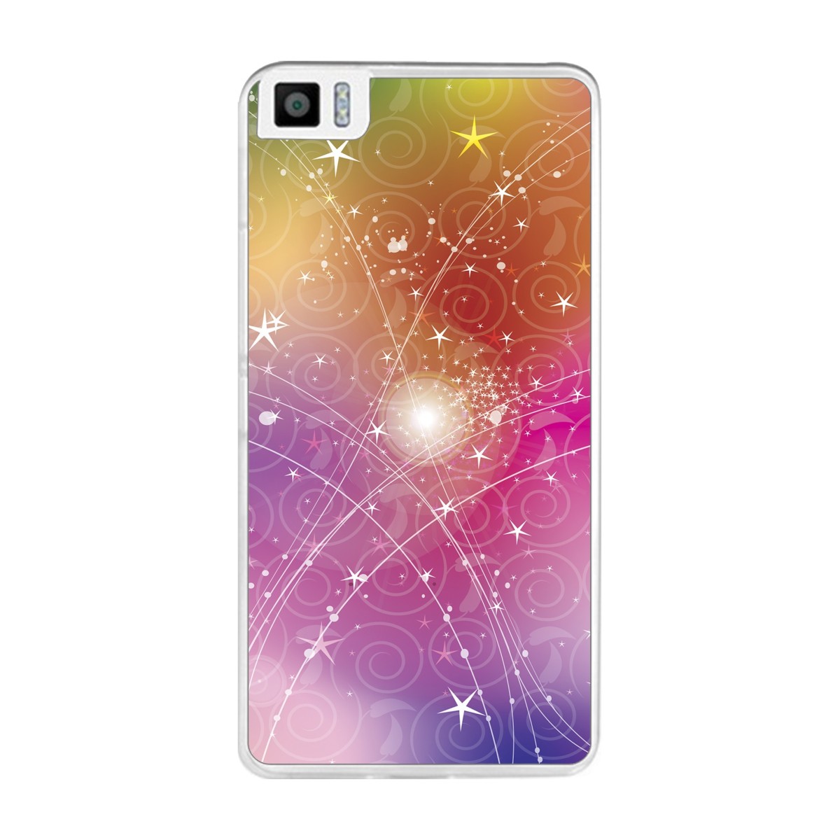 Funda Gel Tpu para Bq Aquaris M2017 / M5.5 Diseño Abstracto Dibujos