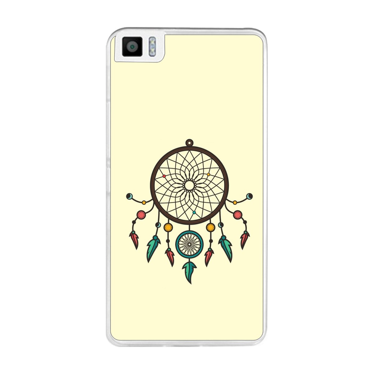 Funda Gel Tpu para Bq Aquaris M2017 / M5.5 Diseño Atrapasueños Dibujos