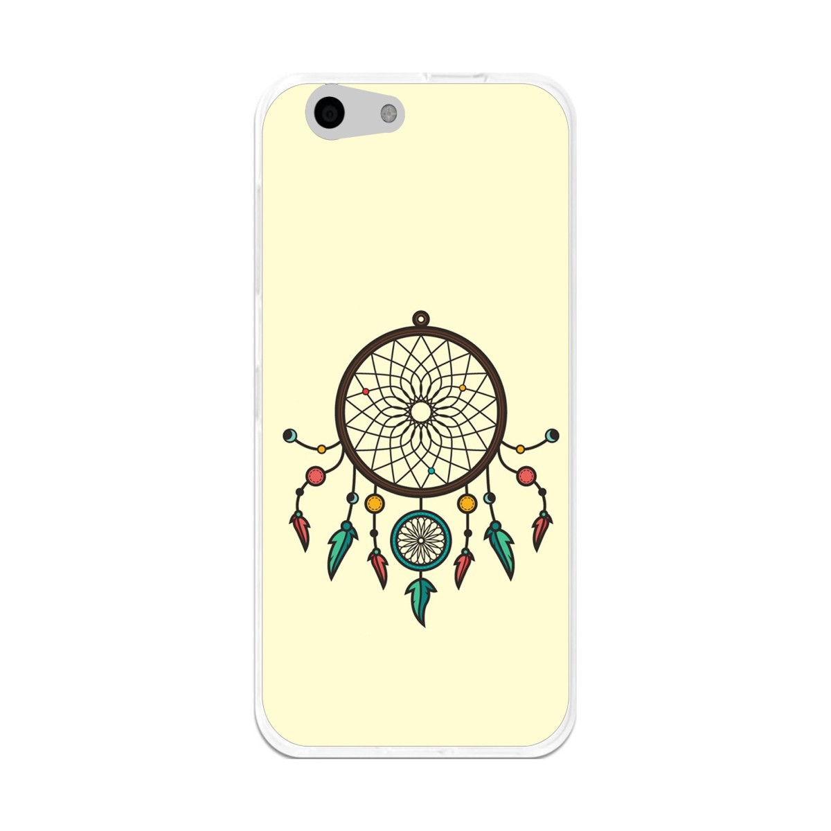 Funda Gel Tpu para Orange Dive 71 / Zte Blade A506 Diseño Atrapasueños Dibujos