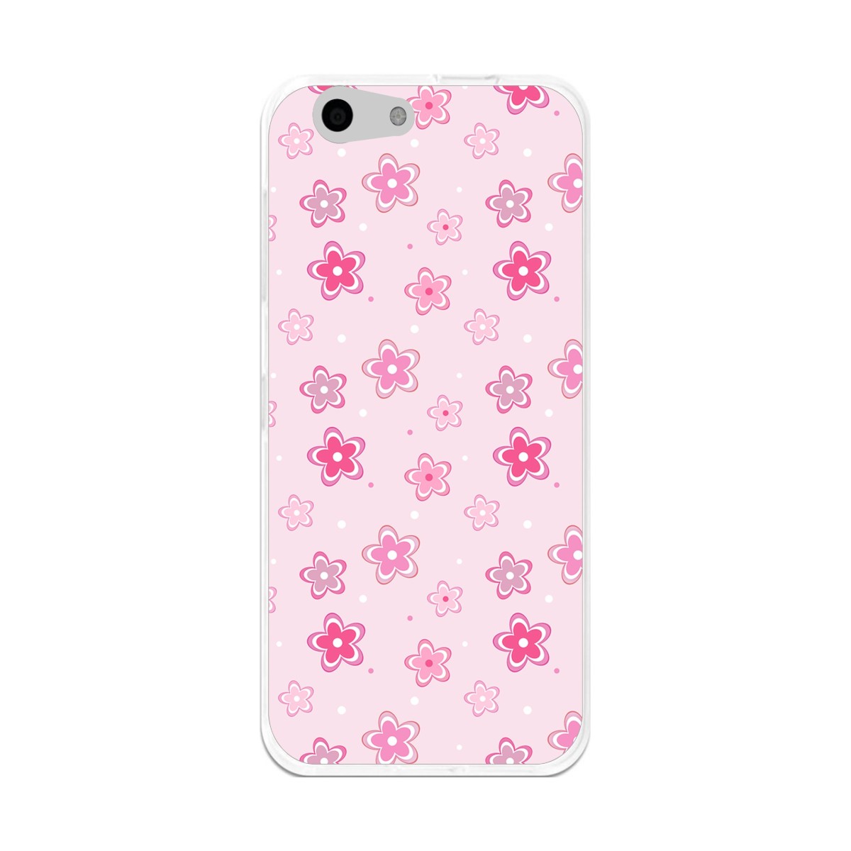 Funda Gel Tpu para Orange Dive 71 / Zte Blade A506 Diseño Flores Dibujos