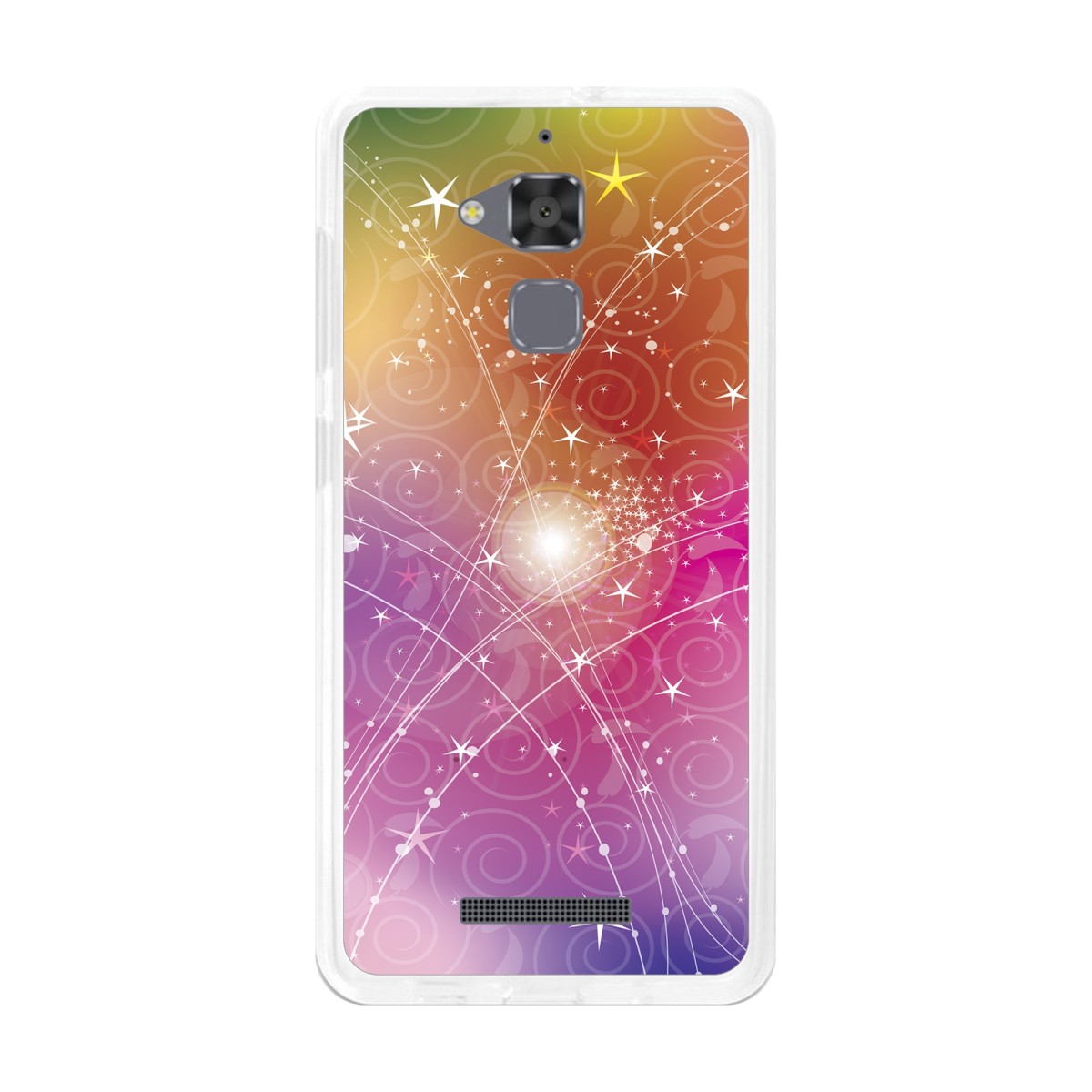 Funda Gel Tpu para Asus Zenfone 3 Max Zc520Tl Diseño Abstracto Dibujos