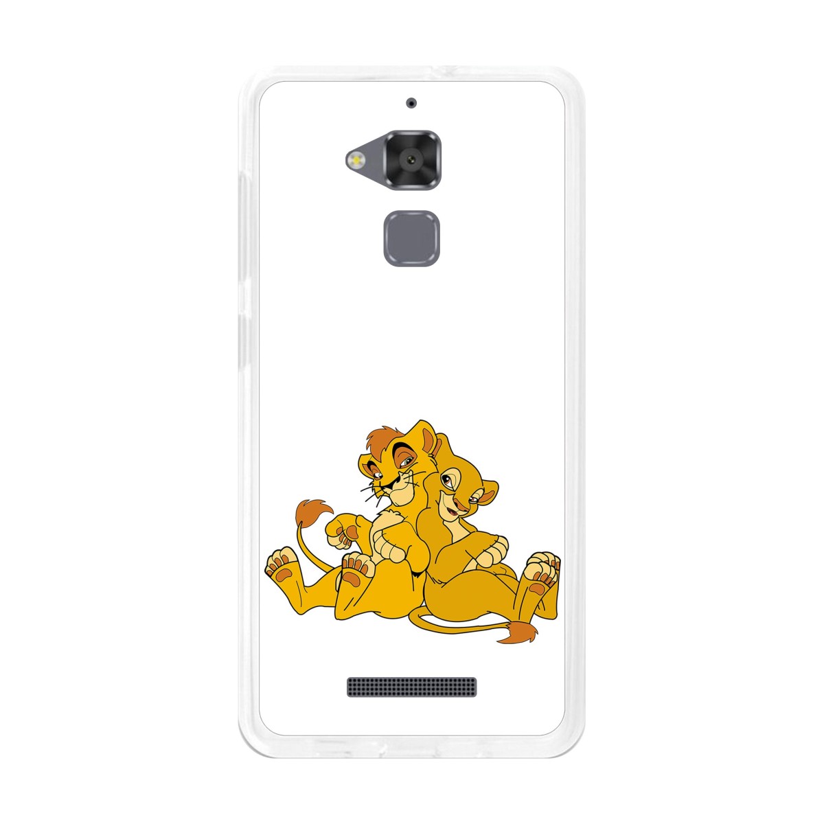 Funda Gel Tpu para Asus Zenfone 3 Max Zc520Tl Diseño Leones Dibujos