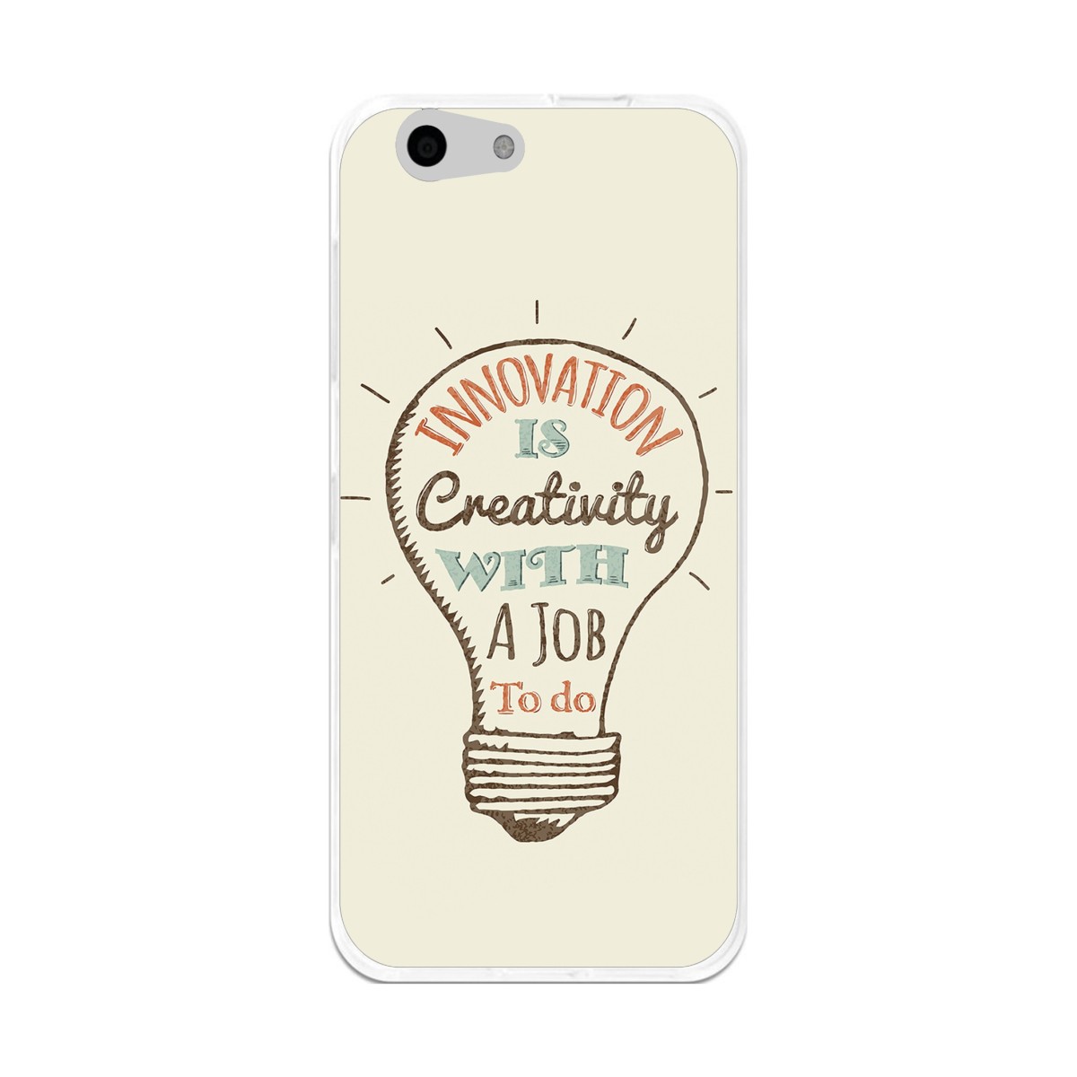 Funda Gel Tpu para Orange Dive 71 / Zte Blade A506 Diseño Creativity Dibujos